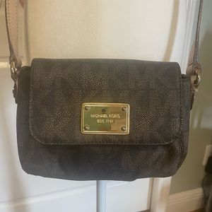 Michael Kors small monogram crossbody